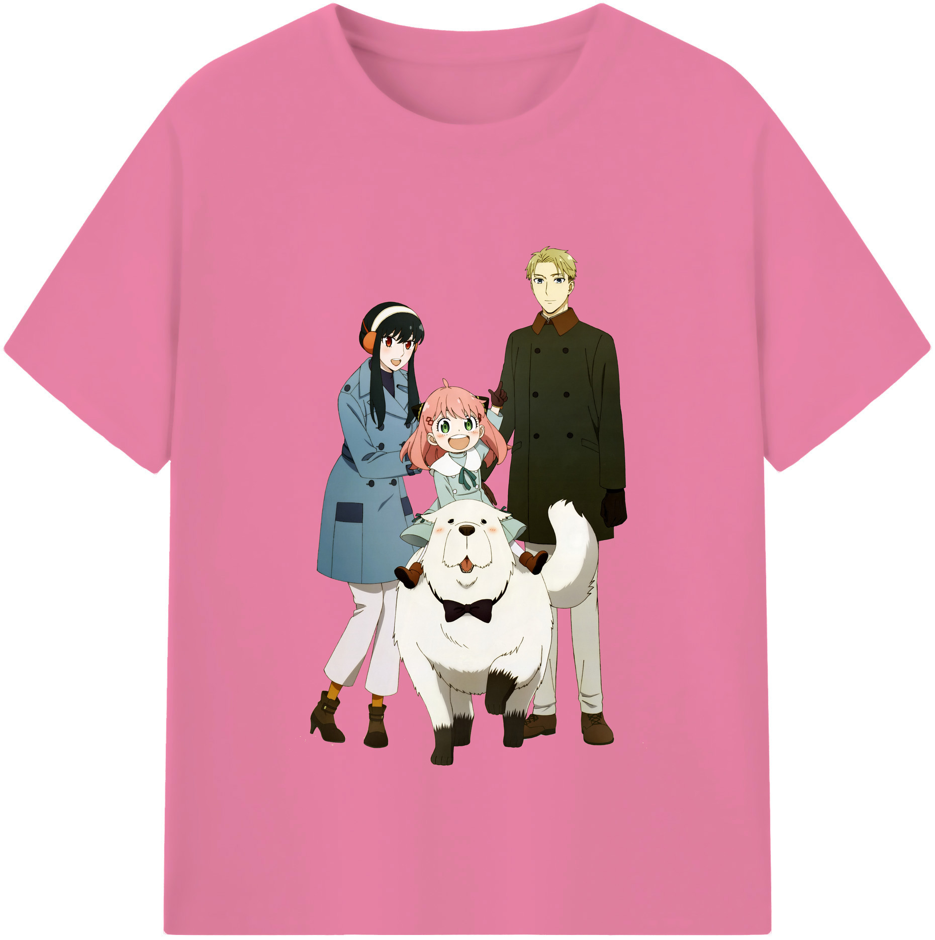 （画像用） SPY×FAMILY间谍家家酒 綿100％半袖Tシャツ（フロントプリント）